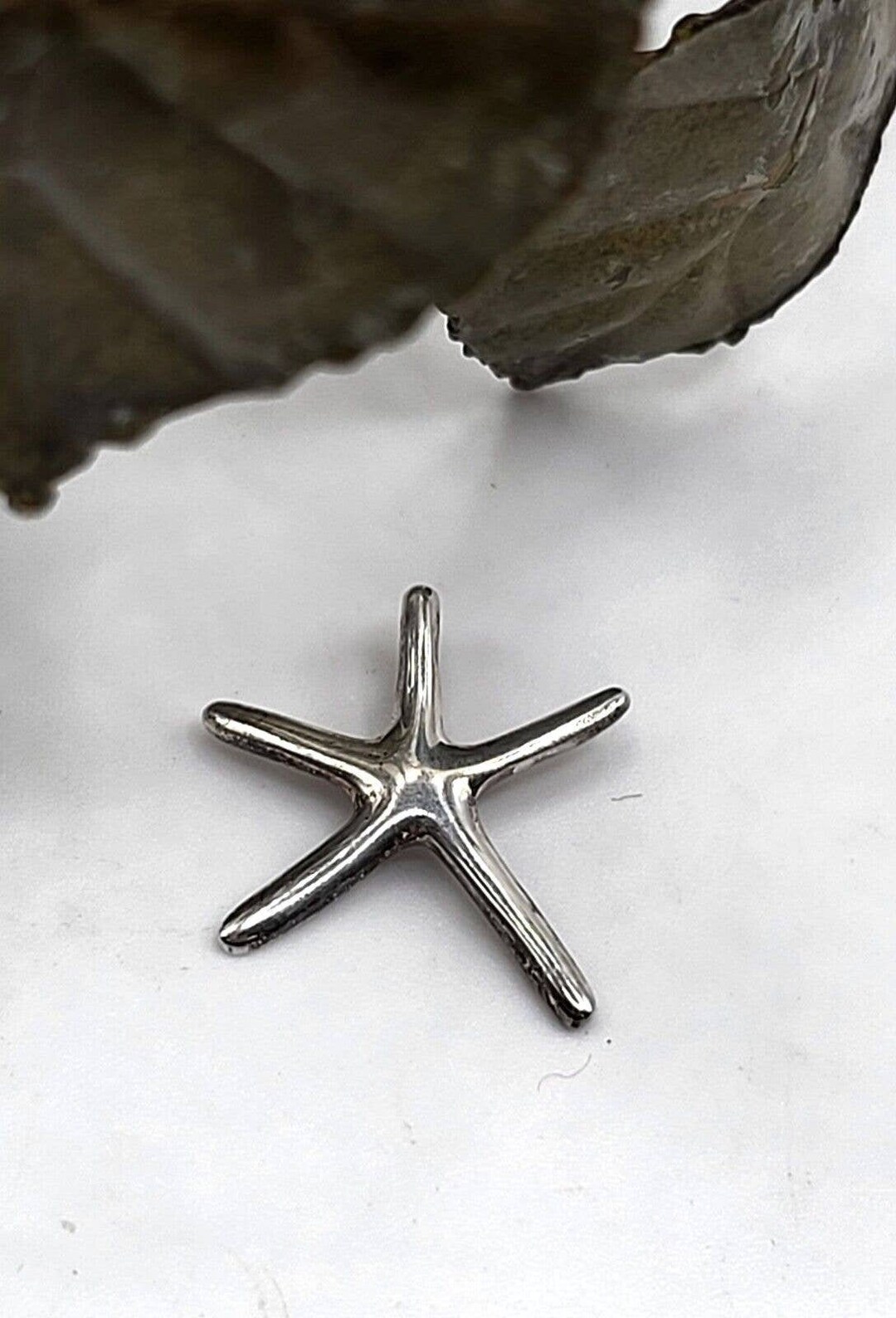 Vintage 925 Sterling Silver Starfish Pendant Minimalist - Etsy