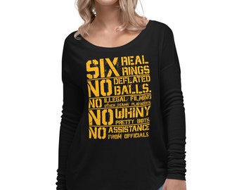 Pittsburgh Steelers Fans Military Style - Ladies' Long Sleeve Tee