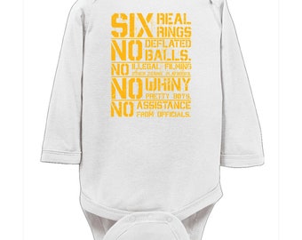 Pittsburgh Steelers Baby Fan Onesie - Military Style Langarm