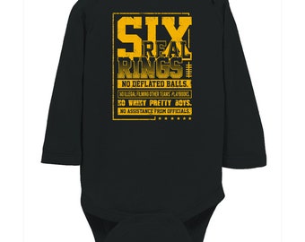 Pittsburgh Steelers Baby Fan Body - Vintage Meisterschaft Langarm