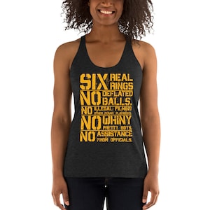 Pittsburgh Steelers Women&#39;s Racerback Tank Vintage Military Style