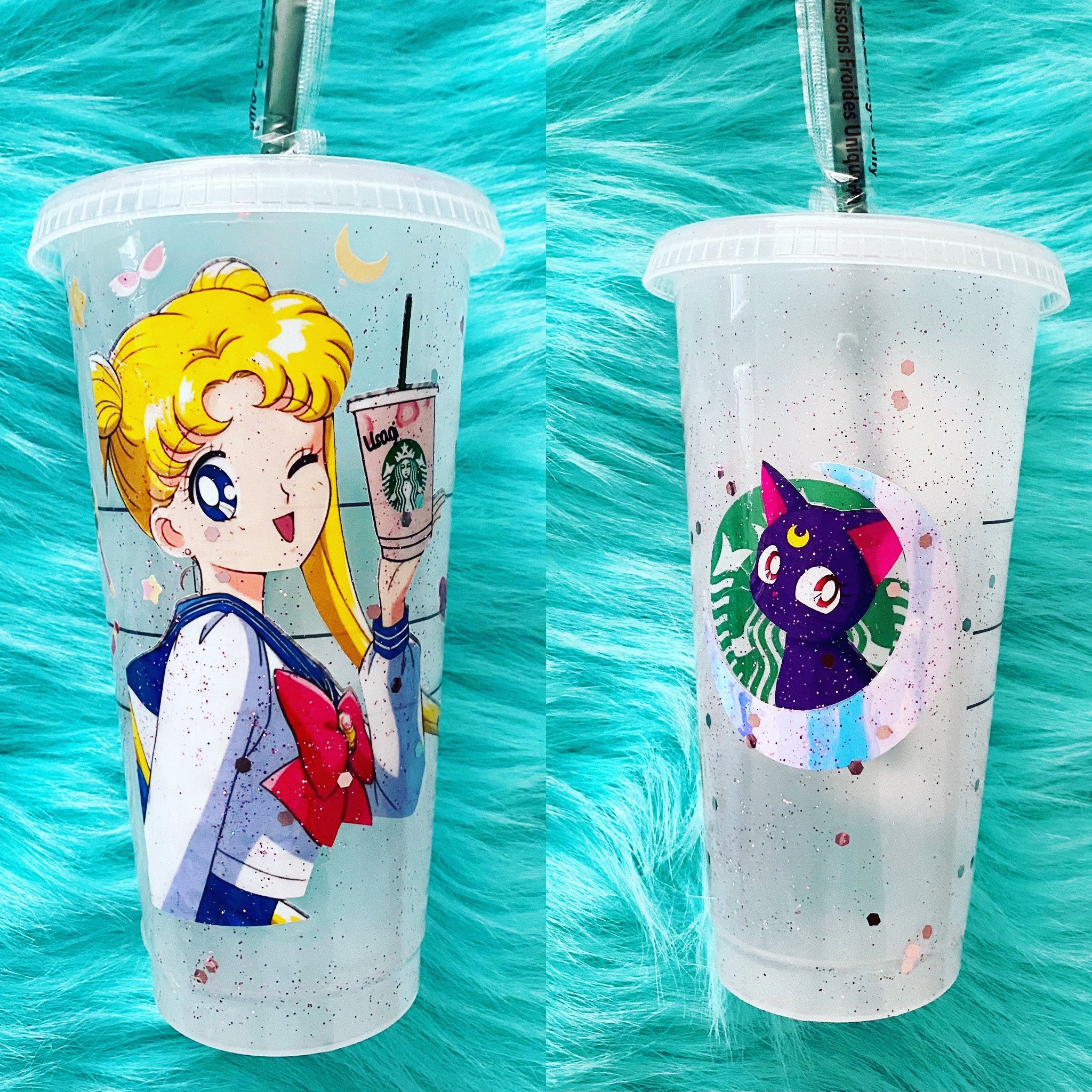 Usagi and Luna coffee lover Starbucks cup