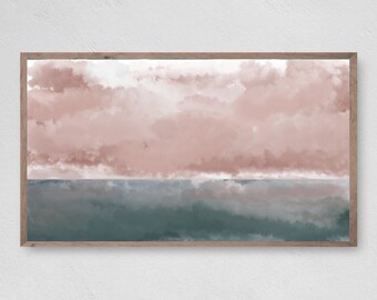 Frame TV Art - Calming Ocean View, Samsung Frame TV Descarga digital