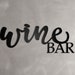 Coffee Bar Script Metal Sign Home Coffee Area Wall Décor Steel Script ...