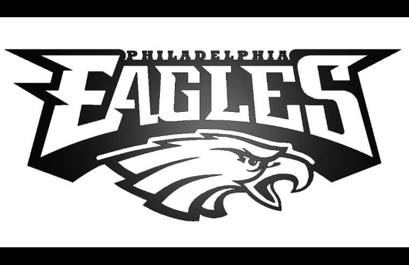 Eagles Logo Metal Sign Philadelphia Eagles Football Fan Wall Etsy