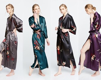 long kimono gown