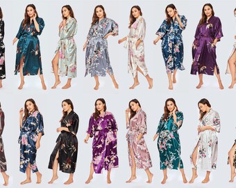 plus size kimono dressing gown