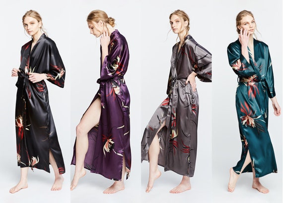 Kimono Robe Long Hana KIMONO Collection Gifts for - Etsy