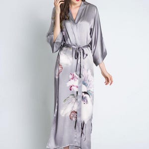 petite silk dressing gown Petite Plume Long White Silk Dressing Gown Lace Robe Petite Plume Petite Towelling Robe Ekouaer Silk