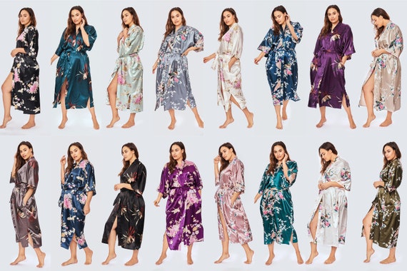 plus size kimono robe