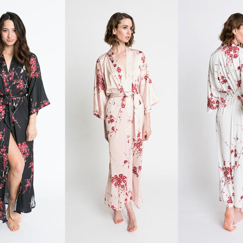 Long Sleeve Kimono Robe main image 1