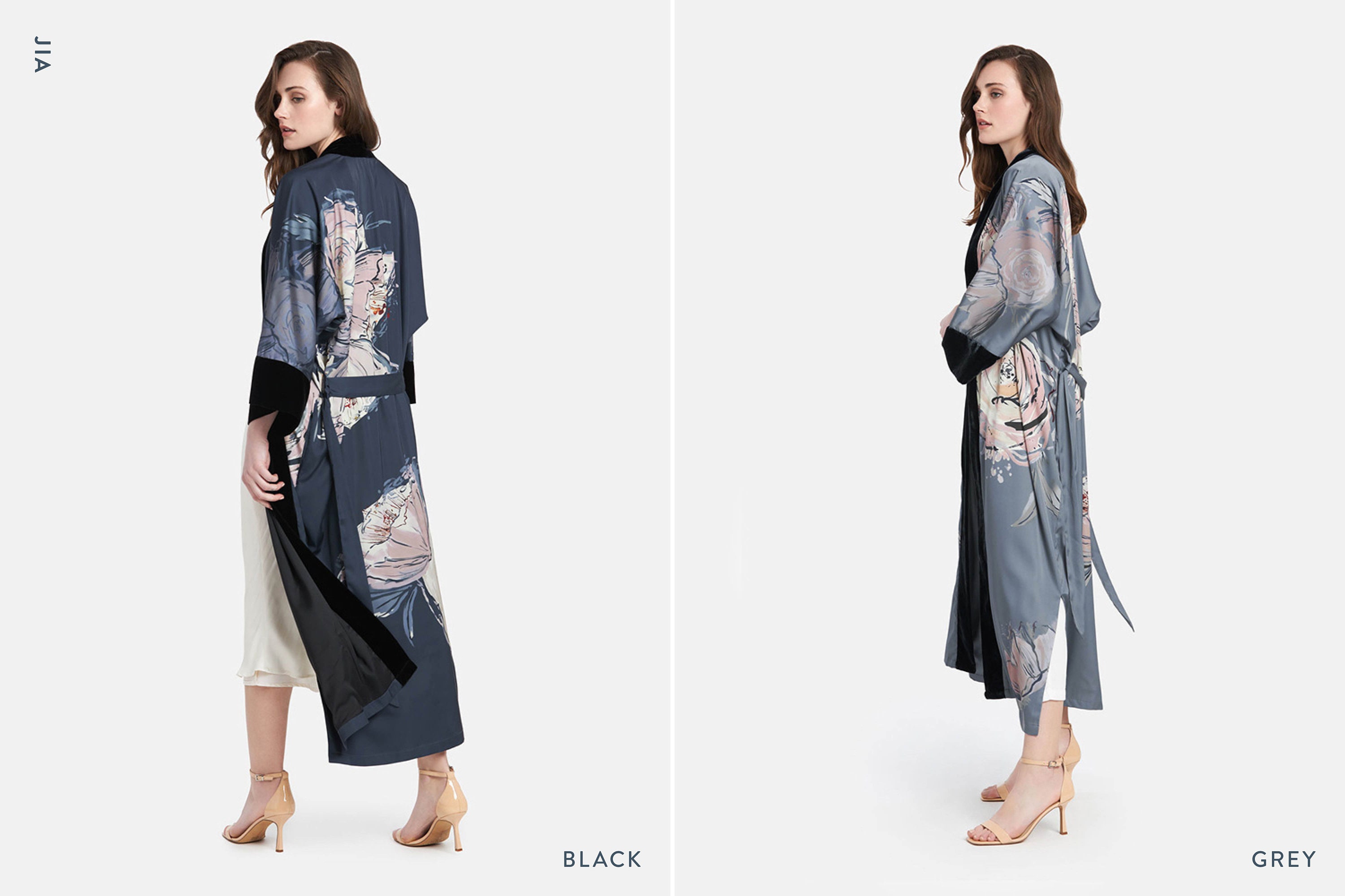 Kimono Wrap (multiple Designs) - Long | KIM+ONO Charmeuse