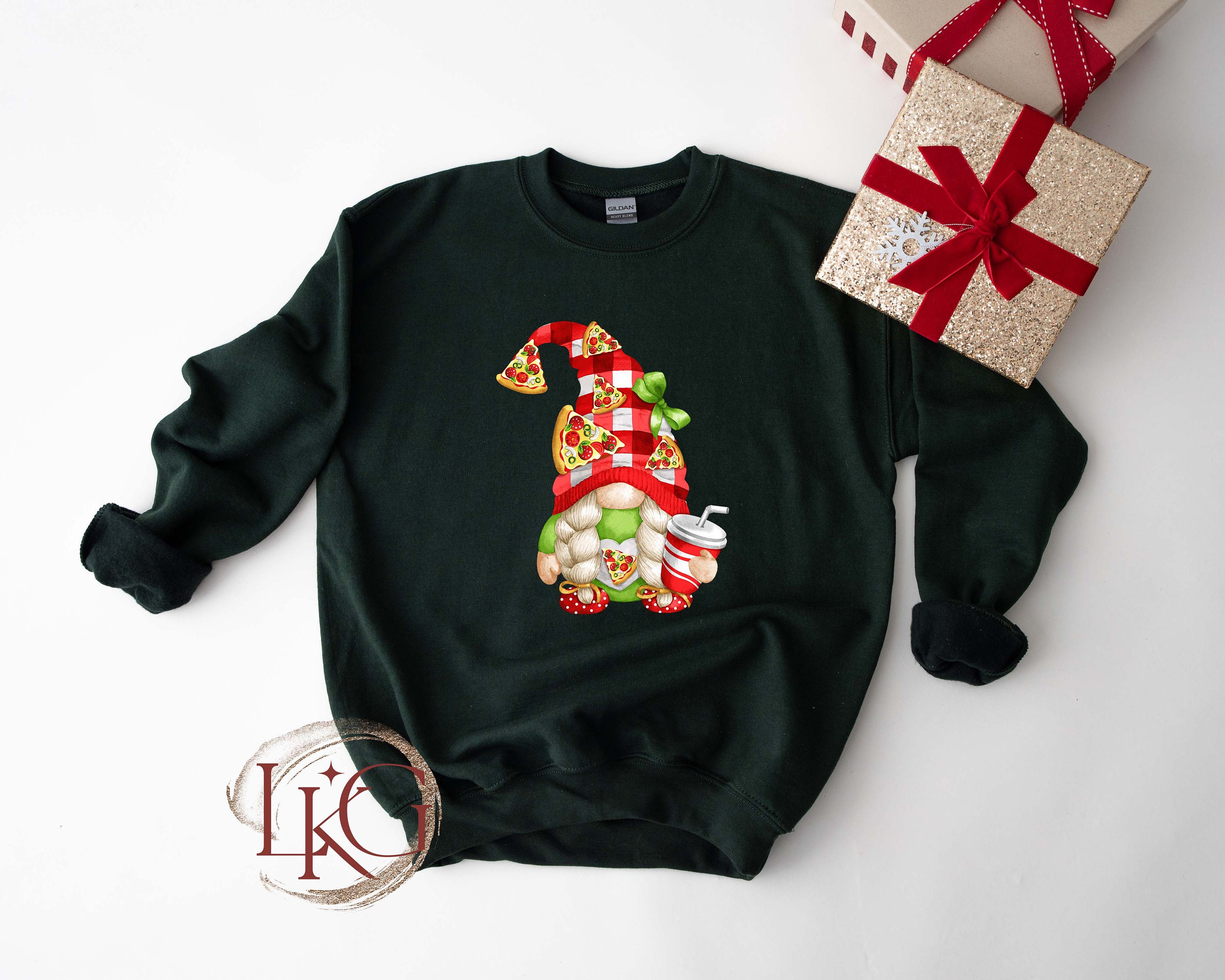 christmas pizza shirt