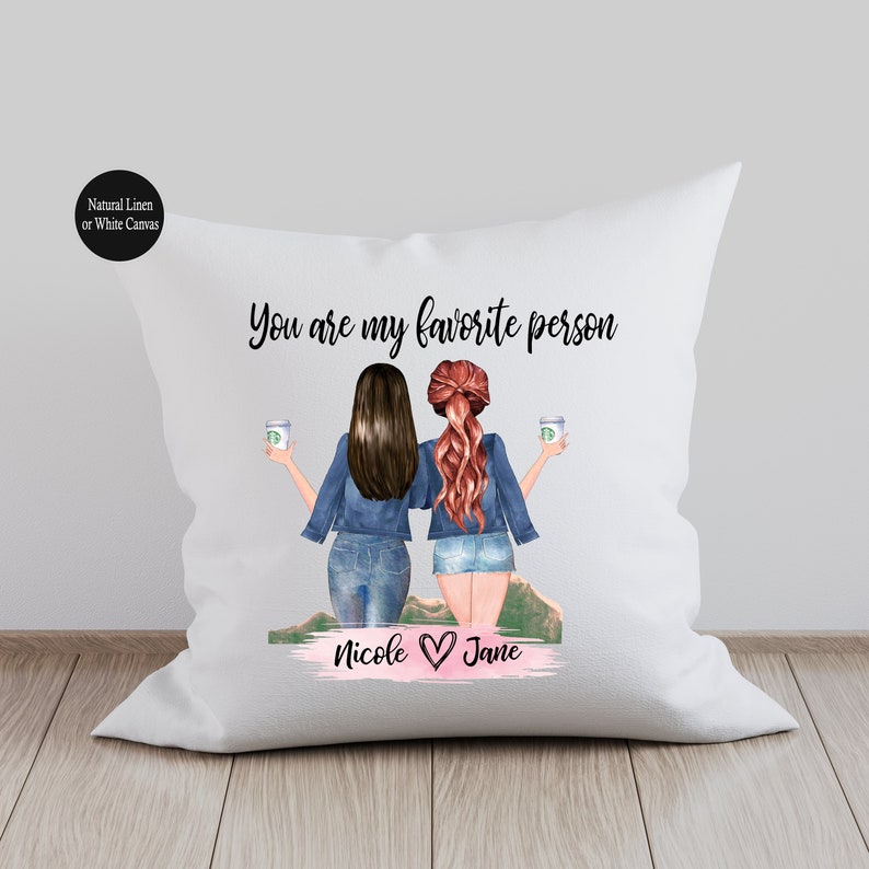 Personalized Sisters pillow you are my favorite person Etsy