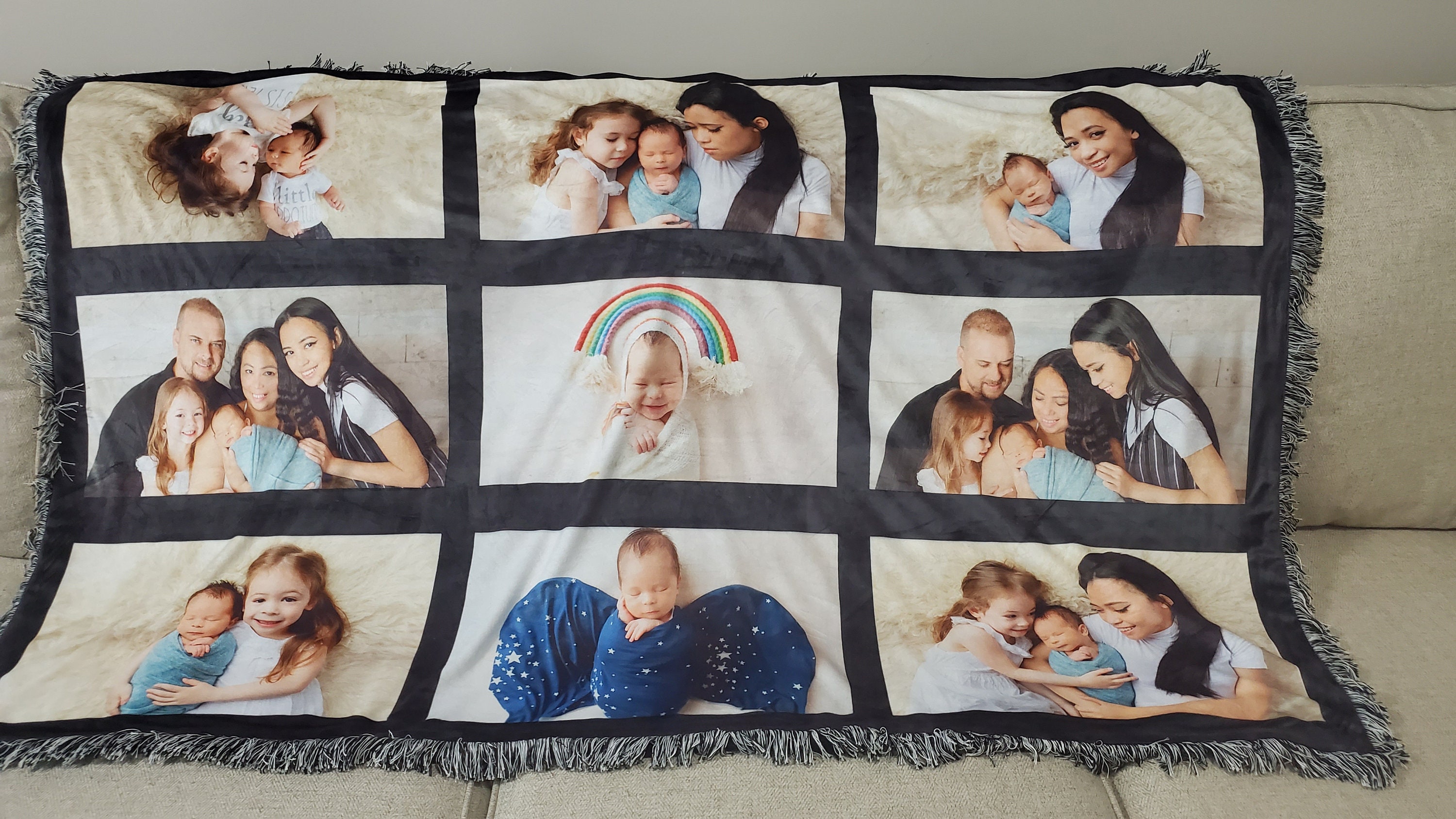 Custom Photo Blanket Personalized Photo Blanket Photo Etsy Canada