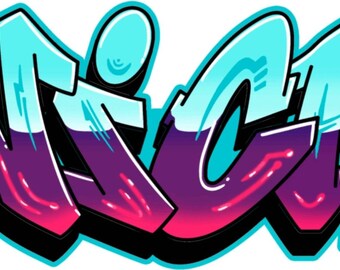 Graffiti Name Art Etsy