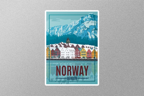 Map of Norway Sticker Watercolor Map Painting Norway Vinyl Glossy Sticker 3 / 4 / 5.5 - Etsy