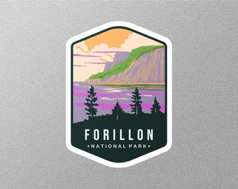 Forillon Canada National Park Sticker