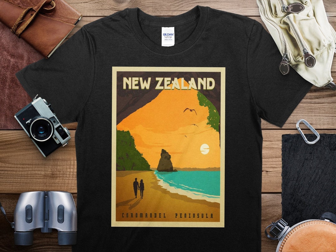 Vintage New Zealand Tshirt New Zealand Travel Shirt Etsy