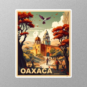 Vintage Oaxaca Travel Stickers