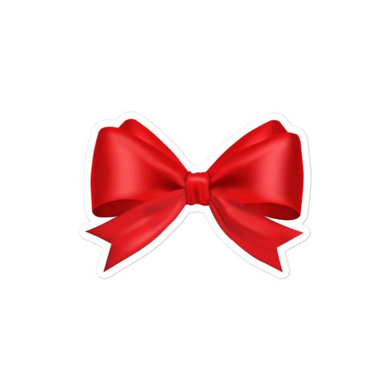 Red Bow Stickers