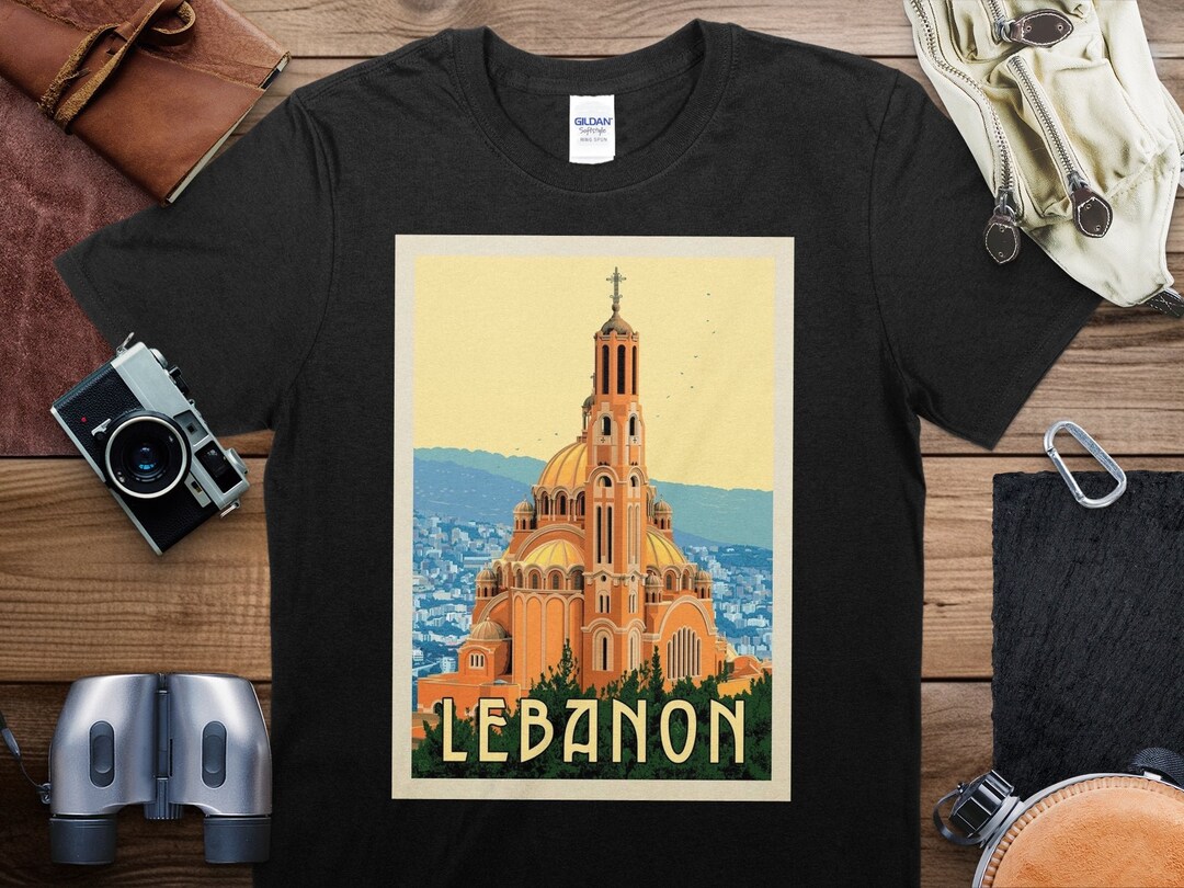 Vintage Lebanon Tshirt Lebanon Travel Shirt Etsy