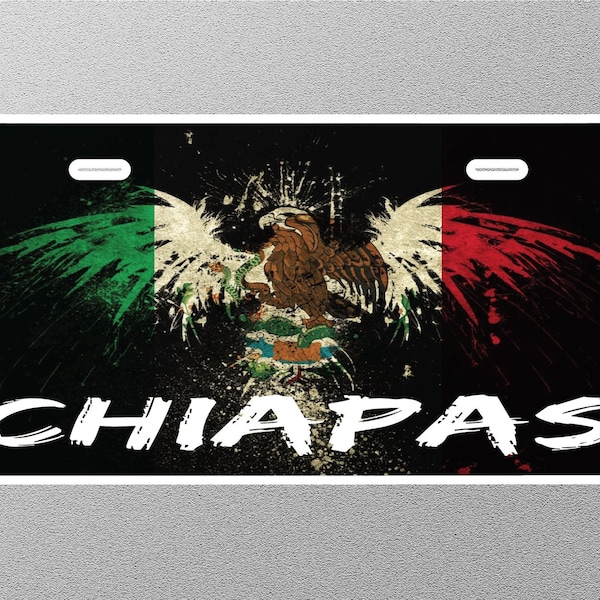 Adesivo per targa CHIAPAS Messico