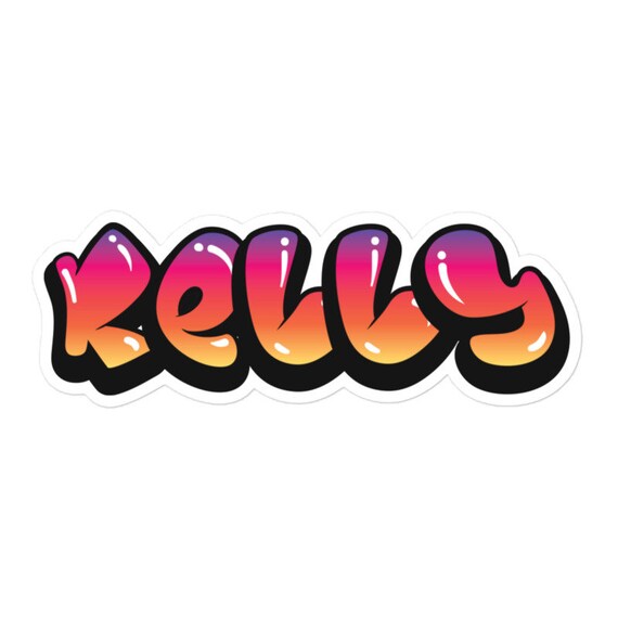 Custom Graffiti STICKERS Bubble Red Yellow - Etsy Canada