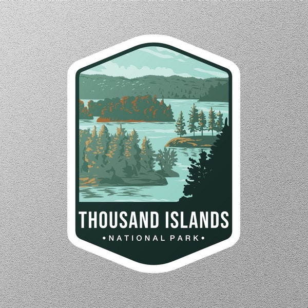Thousand Islands Canada National Park Sticker