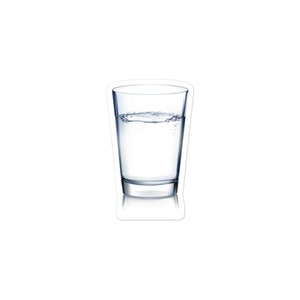 Glass of Water Sticker