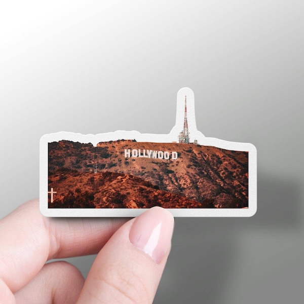 Hollywood Sign Sticker