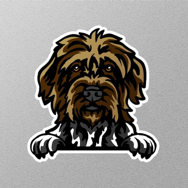 Wirehaired Pointing Griffon Dog Sticker