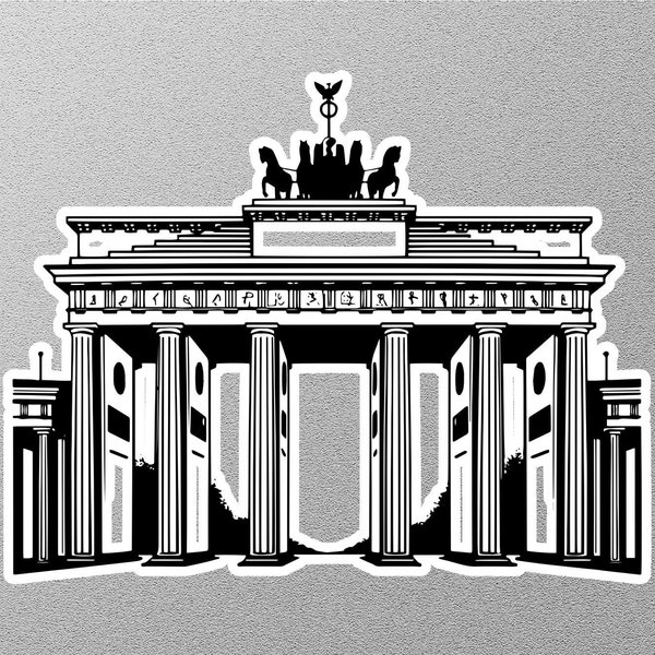 Brandenburg Gate Travel Sticker