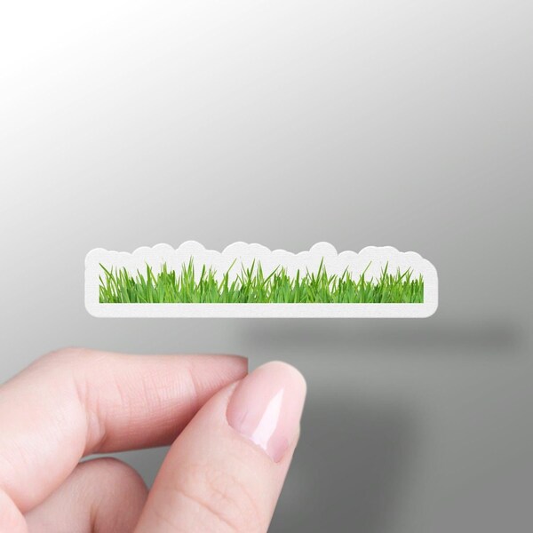 Green Grass Sticker Etsy