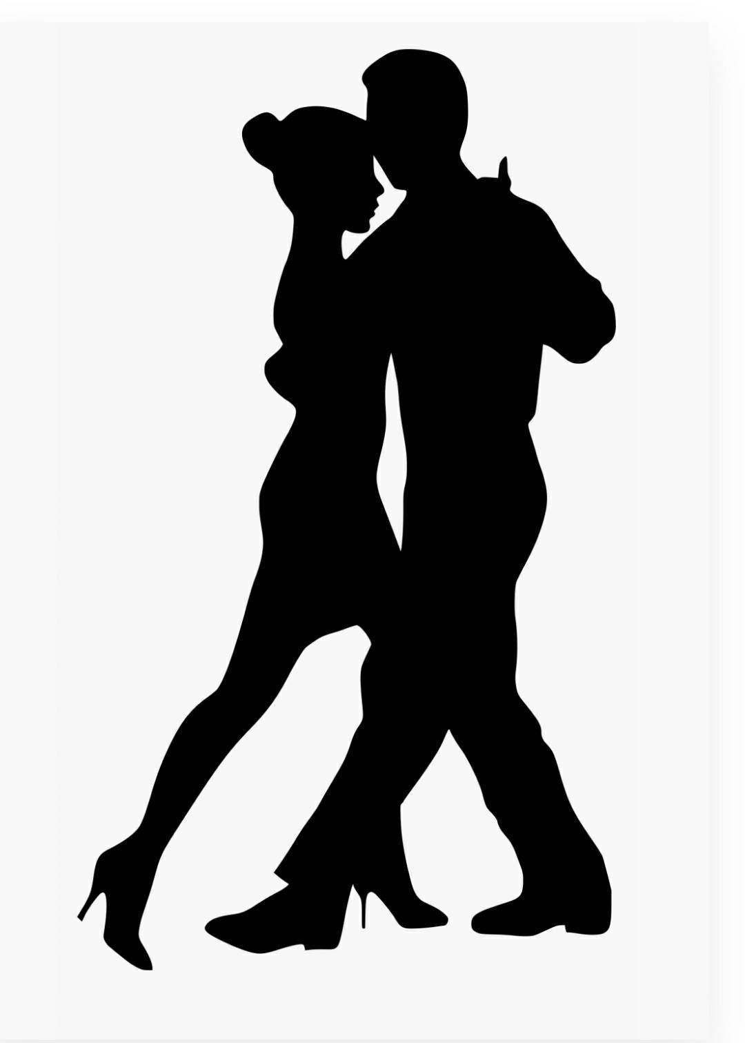 Couple Dancing Vinyl Decal Sticker Black Etsy