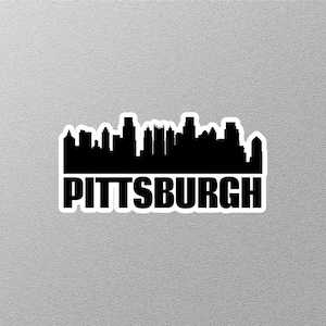 Pittsburgh Skyline Sticker