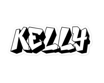 Personalized Graffiti Tag Sticker, Custom Name Graffiti Black & White Tag  Sticker - Etsy Finland