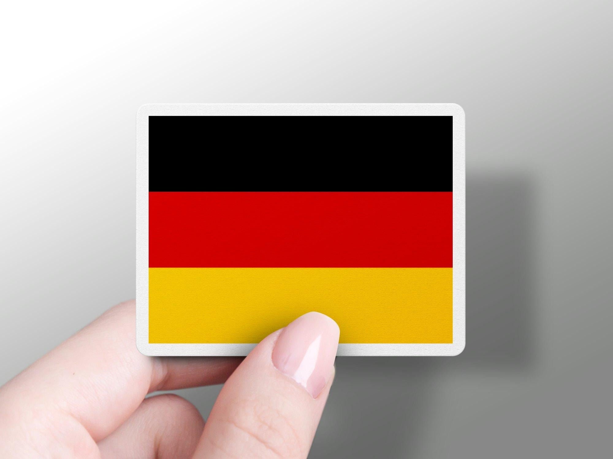 Deutschlandfahne Deutschland Flagge Fahne gekreuzt' Sticker | Spreadshirt