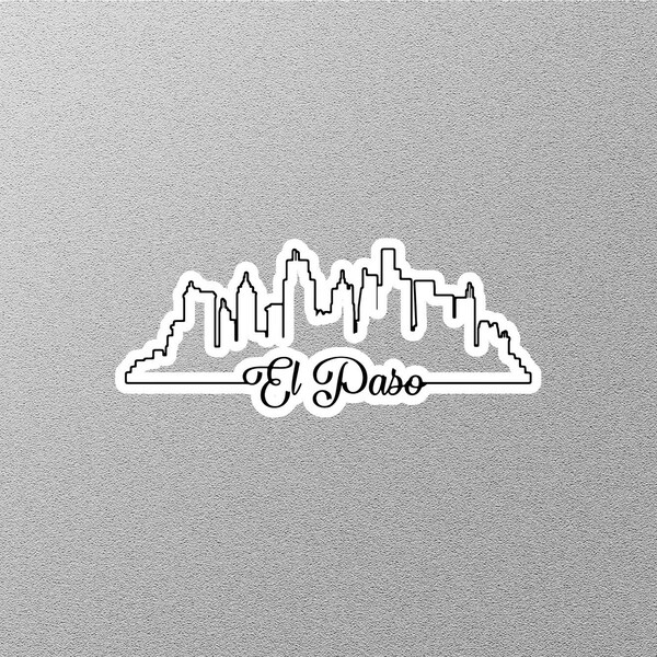 Waterproof El Paso Stickers Etsy