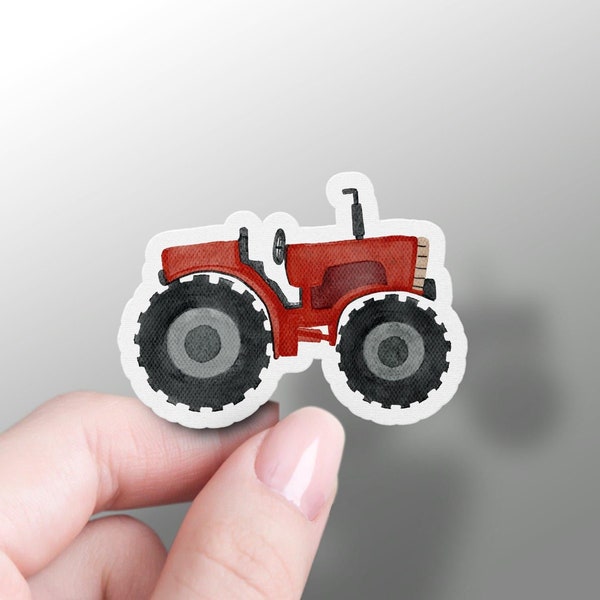 Red Tractor Sticker