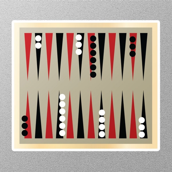 Backgammon Sticker