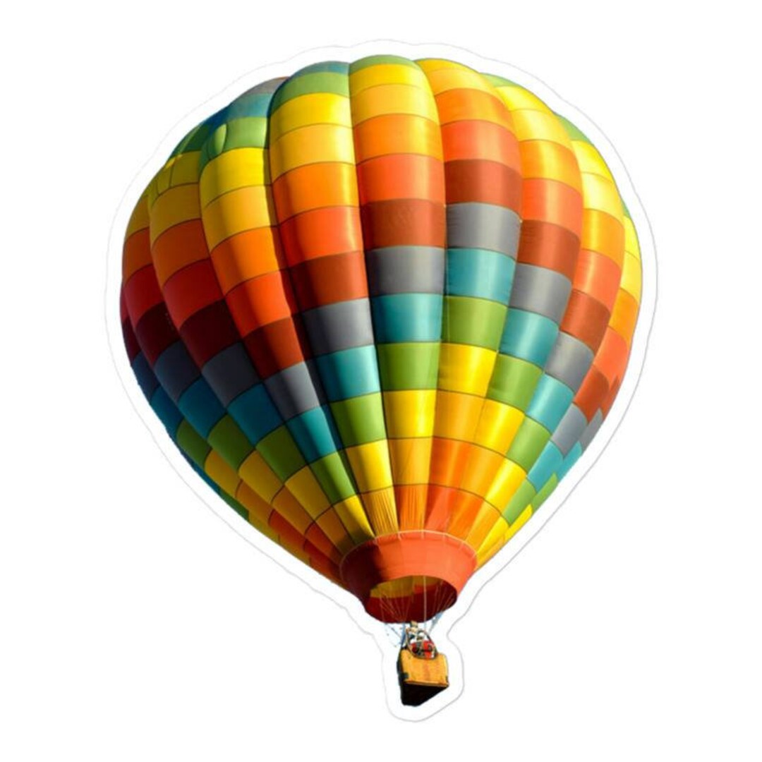 Hot Air Balloon Sticker Etsy