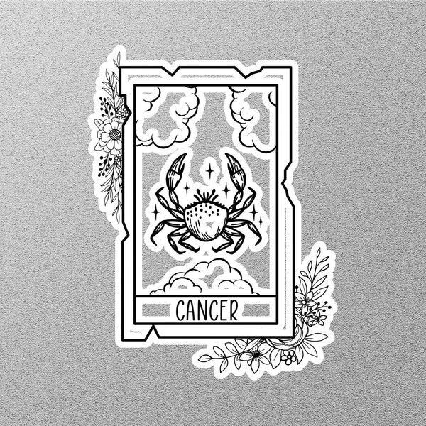 Cancer Zodiac Sticker