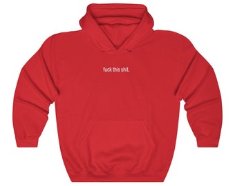 【FUCK B0Y】23SS★ LOOONG POCKET HOODIE Fuck This Shit Hoodie - Etsy