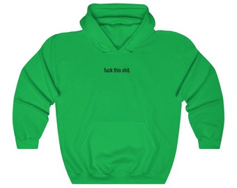 【FUCK B0Y】23SS★ LOOONG POCKET HOODIE Fuck This Shit Hoodie - Etsy