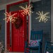 Outdoor Solar LED Firework Fairy Hanging Garden Light, Snowflake Decoration, Eco Friendly decor, Great Curb Appeal, Perfect Gift BESTSELLER! 