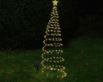 Solar Metal LED Christmas Tree 