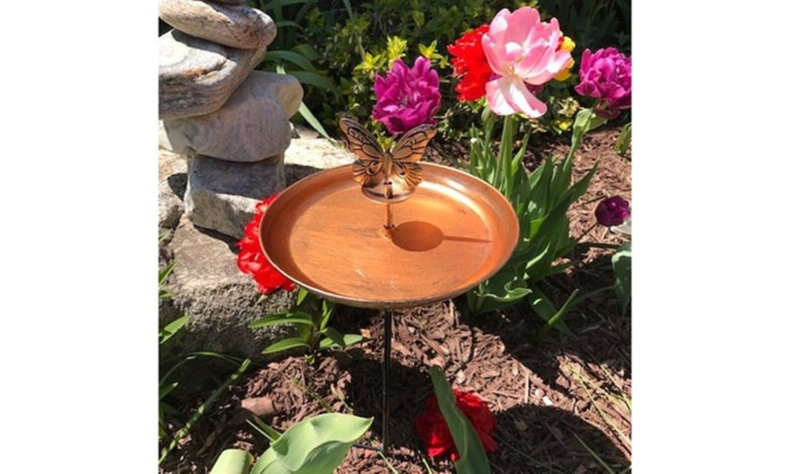Bird Bath & Butterfly Oasis Pollinator Fountain Stake or Etsy