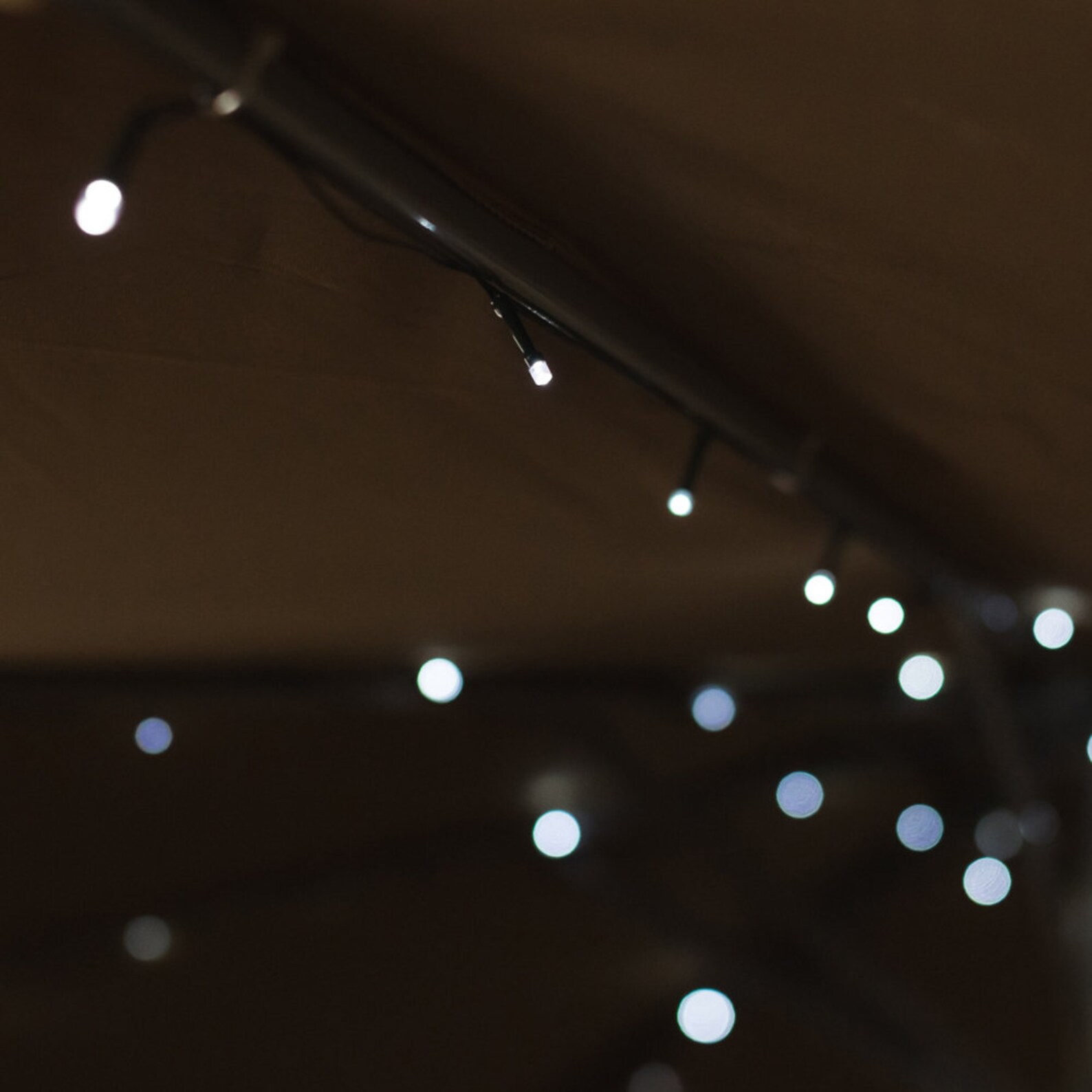 Solar LED Patio Umbrella String Light Automatically Goes on Etsy