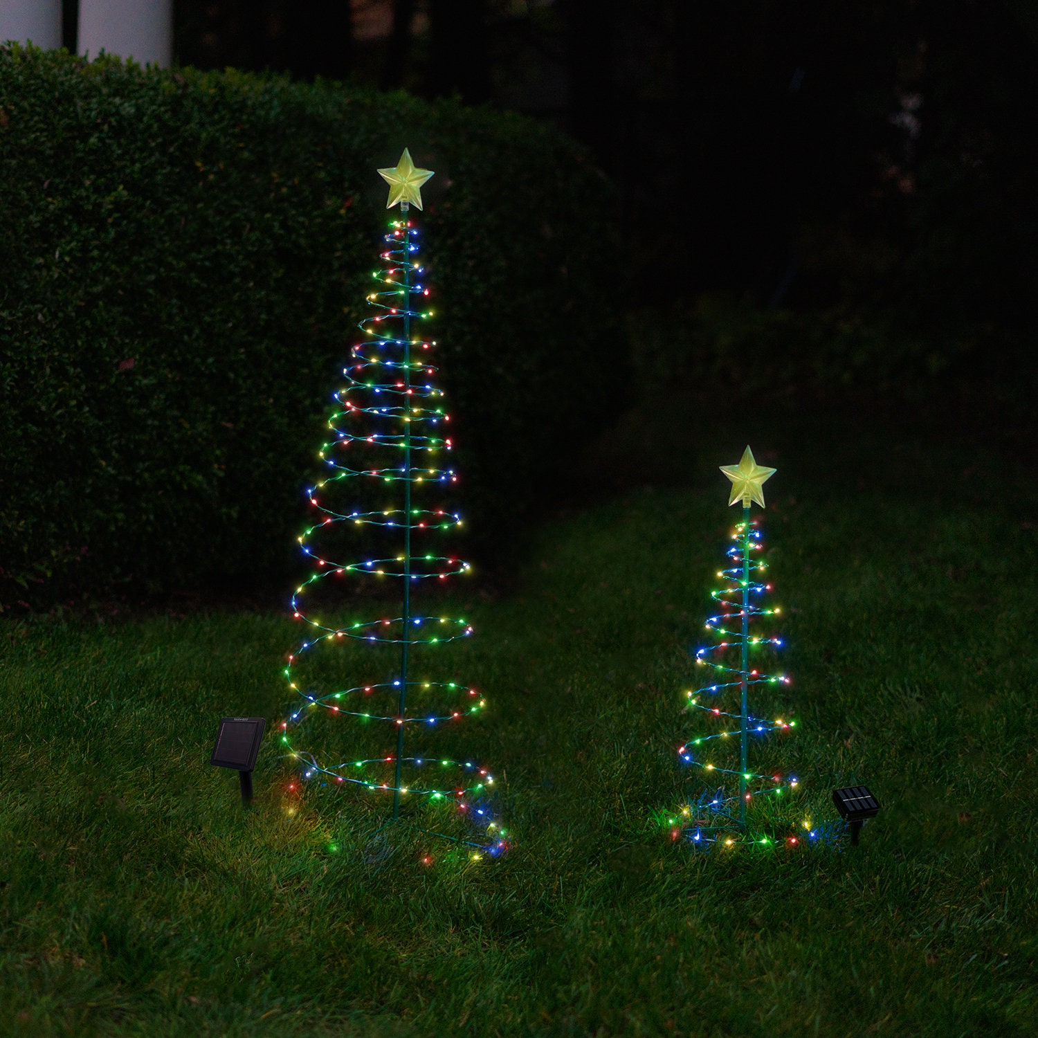 Solar Christmas Decoration Light Led Christmas Tree Plugin Light